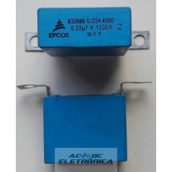 Capacitor polipropileno 220nF 1250v