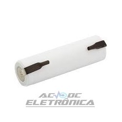 Bateria 1,2V 900MA AA Recarregavel C/terminal