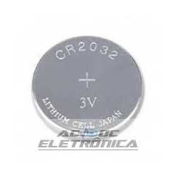 Bateria botão 3V CR2032 200mAh