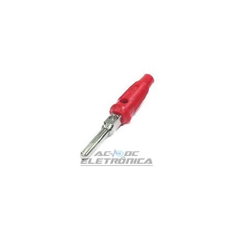 Pino banana vermelho 4mm PB1561