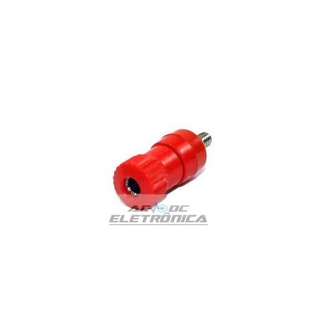 Borne 4mm vermelho B59