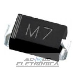 Diodo 1n4007 smd M7