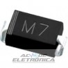 Diodo 1n4007 smd M7