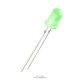 Led 3mm verde difuso 800mcd