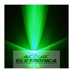 Led 3mm verde alto brilho 8000mcd