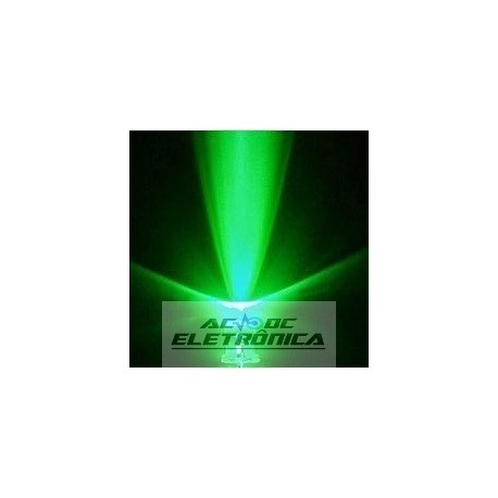 Led 3mm verde alto brilho 8000mcd