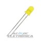 Led 5mm amarelo difuso 800mcd