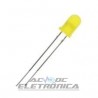 Led 5mm amarelo difuso 800mcd