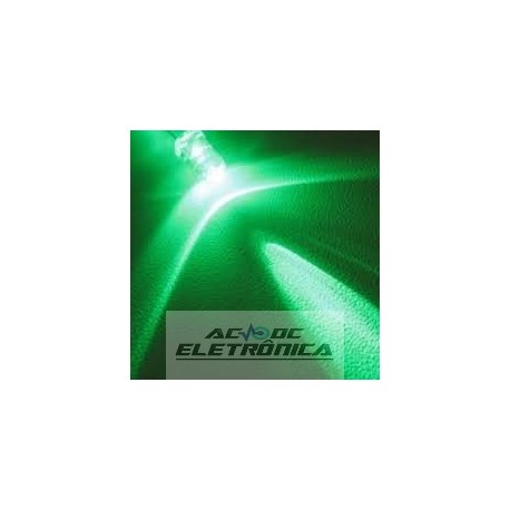 Led 5mm verde alto brilho 8000mcd