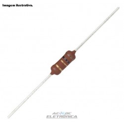 Resistor 27R 2w 5% - Vermelho roxo preto dourado