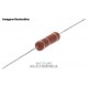 Resistor 12R 3w 5% - Marrom vermelho preto dourado