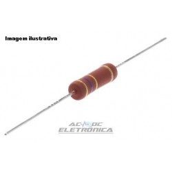 Resistor 12R 3w 5% - Marrom vermelho preto dourado