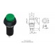 Chave push button PBS11A verde sem trava