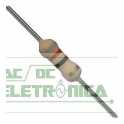 Resistor 82R 1/4w 5% - cinza vermelho preto dourado