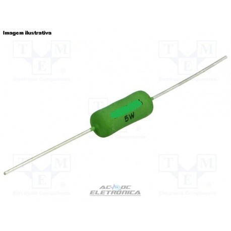 Resistor 0R12 5w 5% - Marrom vermelho prata dourado