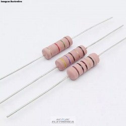 Resistor 2R2 5w 5% - Vermelho vermelho dourado dourado