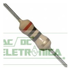 Resistor 20R 1/4w 5% - vermelho preto preto dourado