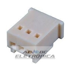 Conector 03 vias 2,5mm macho 251303HM001 excon