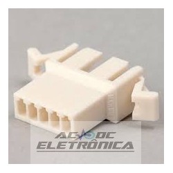 Conector 05 vias 2,5mm femea 251305HP001 excon