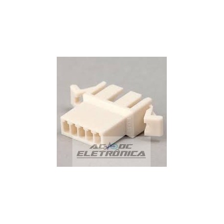 Conector 05 vias 2,5mm femea 251305HP001 excon