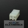 Conector KK 2 vias femea 3,96mm 396102HA