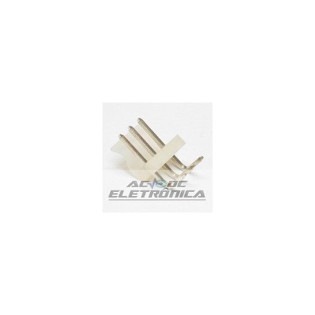 Conector KK 3 vias macho 3,96mm 90º 396103WR