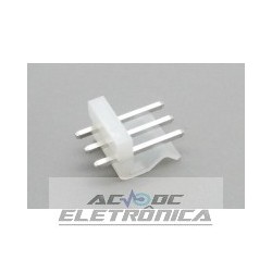 Conector KK 3 vias macho 3,96mm 180º 396103WV