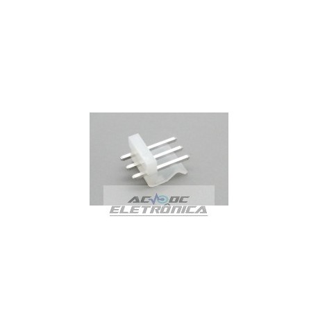 Conector KK 3 vias macho 3,96mm 180º 396103WV