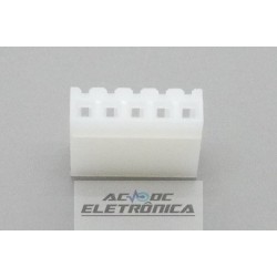 Conector KK 5 vias femea 3,96mm 396105HA Excon