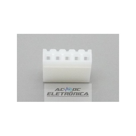 Conector KK 5 vias femea 3,96mm 396105HA Excon