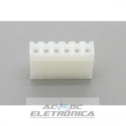 Conector KK 6 vias femea 3,96mm 396106HA Excon