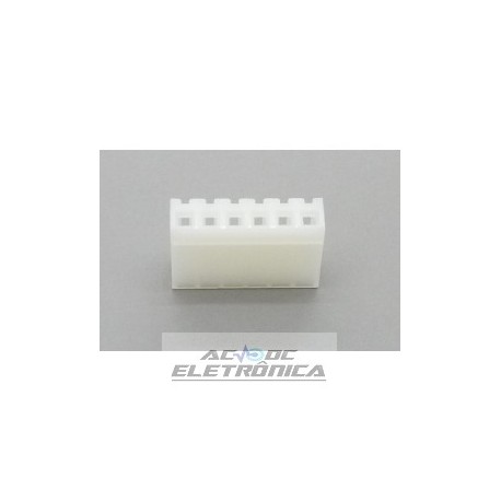 Conector KK 6 vias femea 3,96mm 396106HA Excon