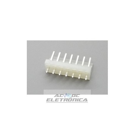 Conector KK 7 vias macho 3,96mm 180º 396107WV Excon