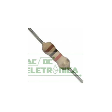 Resistor 1K 1/4w 5% - Marrom preto vermelho dourado