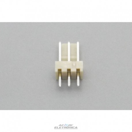 Conector KK 03 vias 180º macho 2,50mm PCI - 5045-03