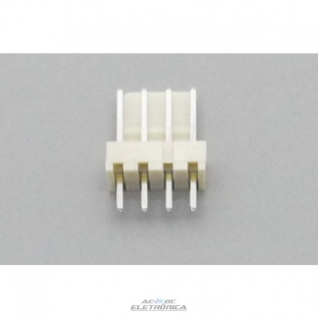 Conector KK 04 vias 180º macho 2,50mm PCI - 5045-04
