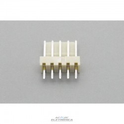 Conector KK 06 vias 180º macho 2,50mm PCI - 5045-06