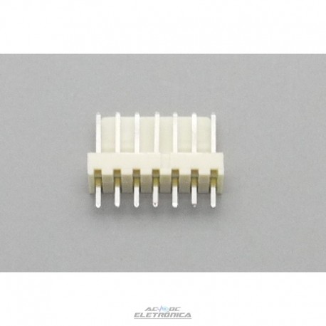 Conector KK 07 vias 180º macho 2,50mm PCI - 5045-07