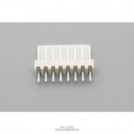 Conector KK 08 vias 180º macho 2,50mm PCI - 5045-08