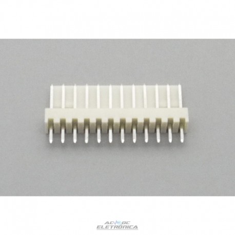 Conector KK 12 vias 180º macho 2,50mm PCI - 5045-12