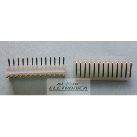 Conector KK 12 vias 90º macho 2,50mm PCI - 5046-12