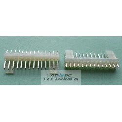 Conector KK 14 vias 180º macho 2,50mm PCI - 5045-14
