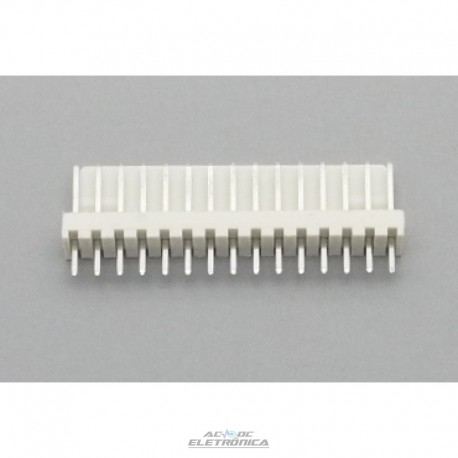 Conector KK 15 vias 180º macho 2,50mm PCI - 5045-15