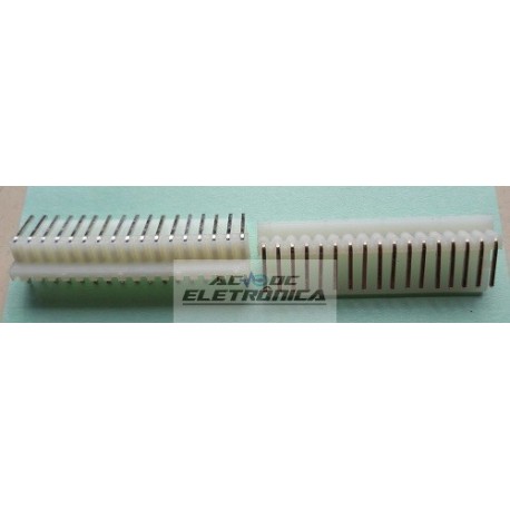 Conector KK 17 vias 90º macho 2,50mm PCI - 5046-17