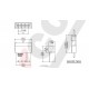 Conector 4 vias femea fonte cpu 508204HA