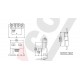 Conector 4 vias macho fonte cpu 508104HA