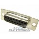 Conector DB15 femea solda fio