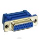 Conector DB15 femea cabo flat