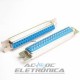 Conector DB37 femea solda fio