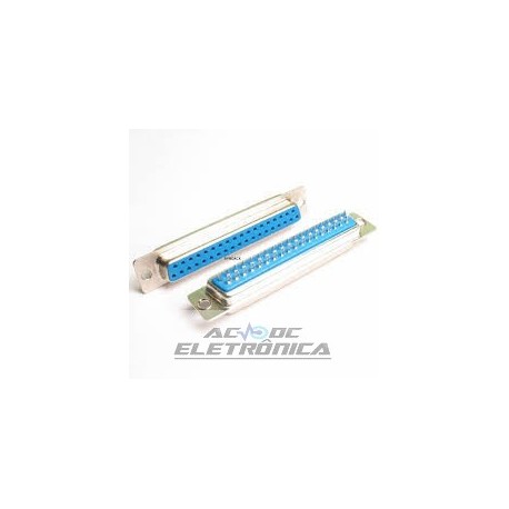 Conector DB37 femea solda fio